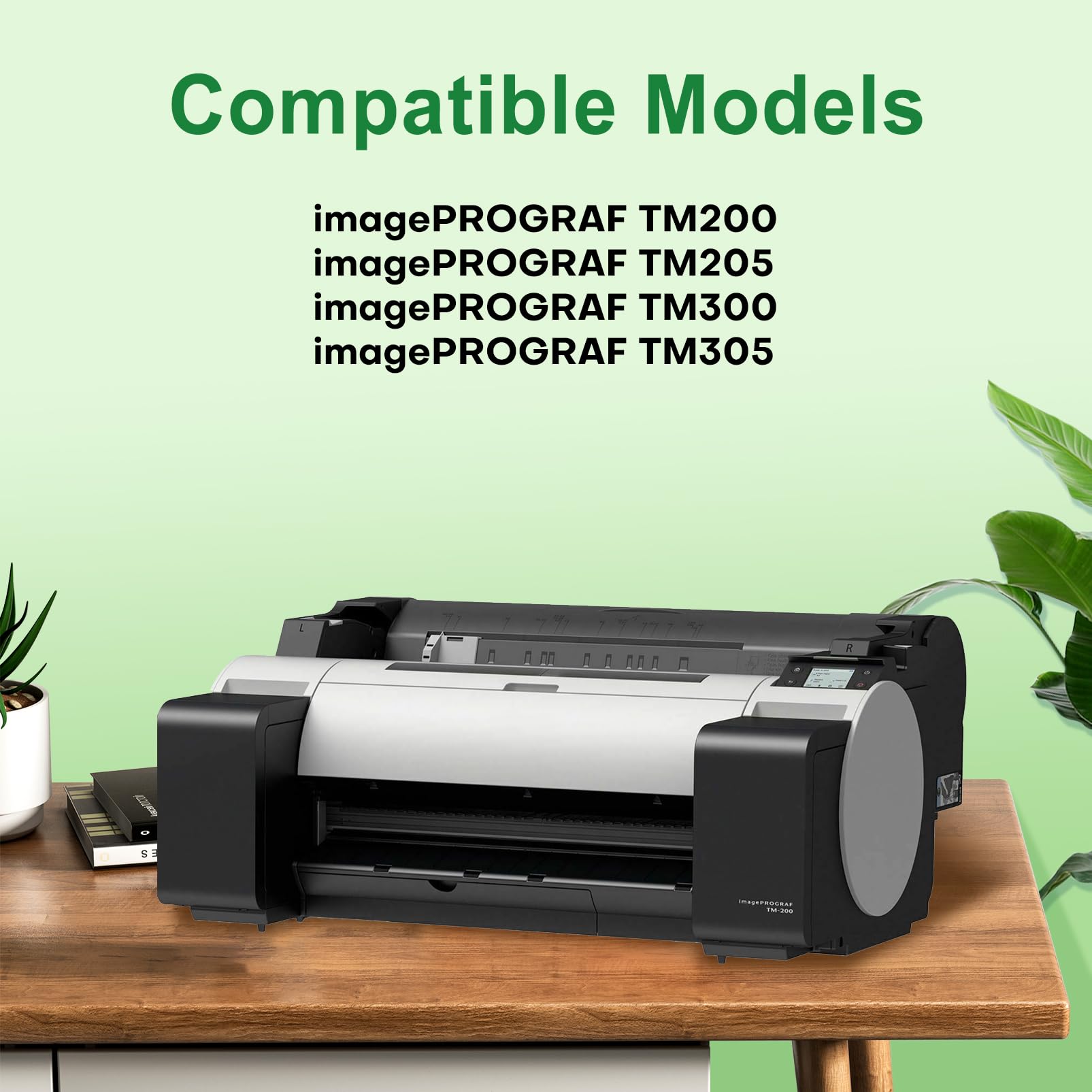 PFI-120 Cartuccia d'inchiostro PFI-120MBK PFI-120BK PFI-120C PFI-120Y PFI-120M cartucce Per Canon PFI120 cartuccia Compatible per Canon imagePROGRAF TM-205 TM-300 TM-200 TM-305（5 pack）