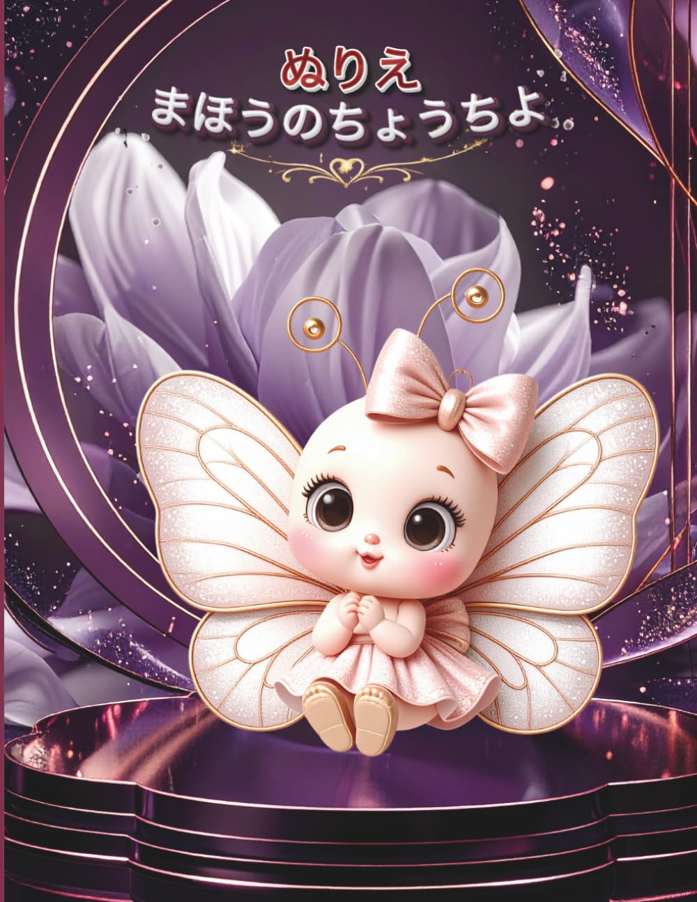 ぬりえまほうのちょうちょ