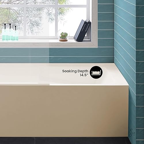 Miniatura 140 de Voltaire - Bañera de 54 x 30 pulgadas para desagüe con delantal BLANCO BRILLO