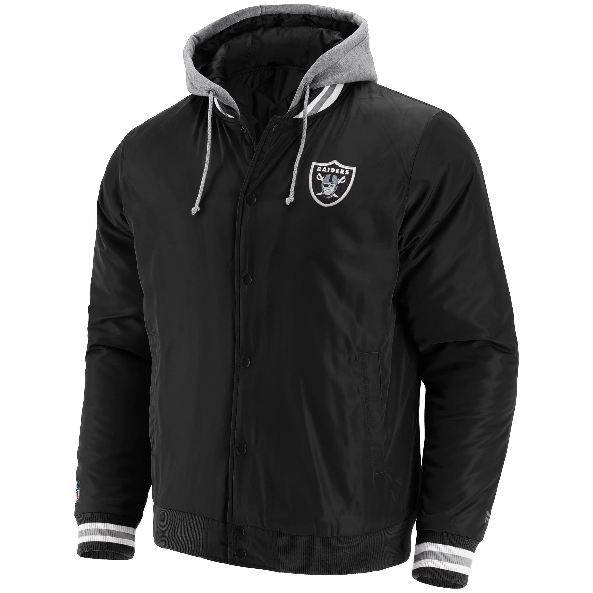 Fanatics Las Vegas Raiders Black NFL Sateen Jacket