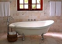 Vista 6 de SENTO Juego de molduras de bañera y ducha de 3 asas para grifos centrales de latón Bañera y ducha, 10L-11H, 10L-11C, 10L-13D, Fácil instalación
