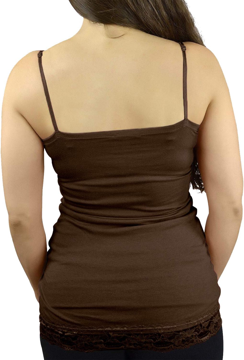 Belle Donne Camisole Tank Tops for Women Adjustable Spaghetti Strap Tank Tops Plus Size Camisoles for Women - Image 3