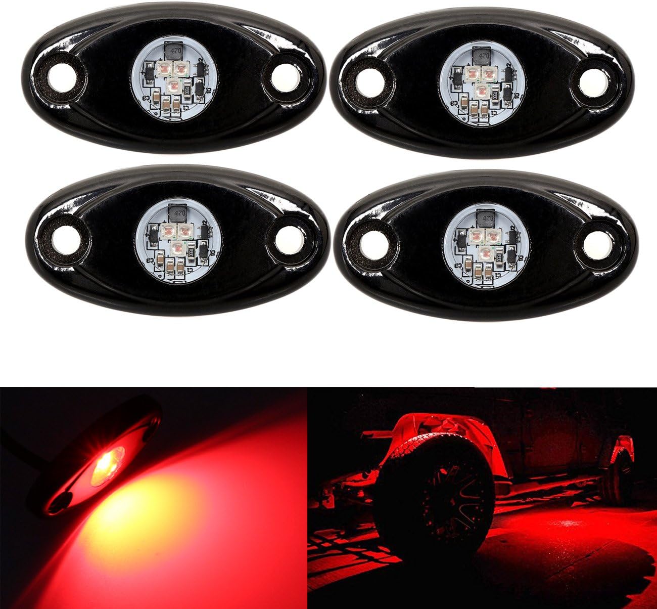 LEDUR LED Rock Light Kits LED Neon Underglow Light
