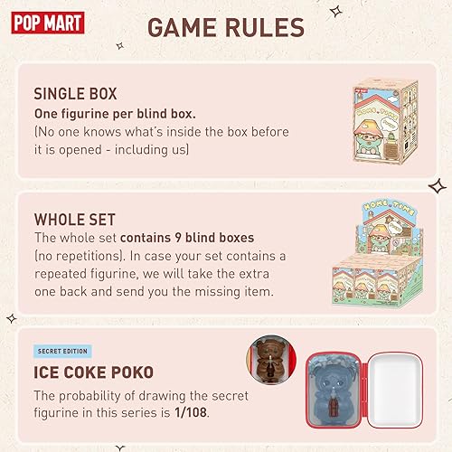 Miniatura 2 de POP MART PUCKY Home Time Series Figuras de caja ciega, juguetes misteriosos de diseño aleatorio para decoración moderna del hogar, juego de juguetes