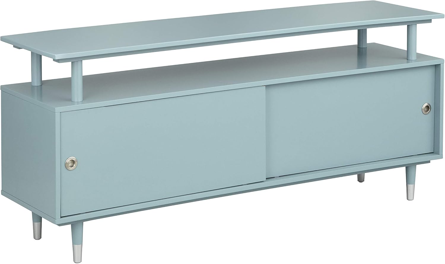 Margo Mid Century Modern TV Stand for 65 inch TV (Blue)