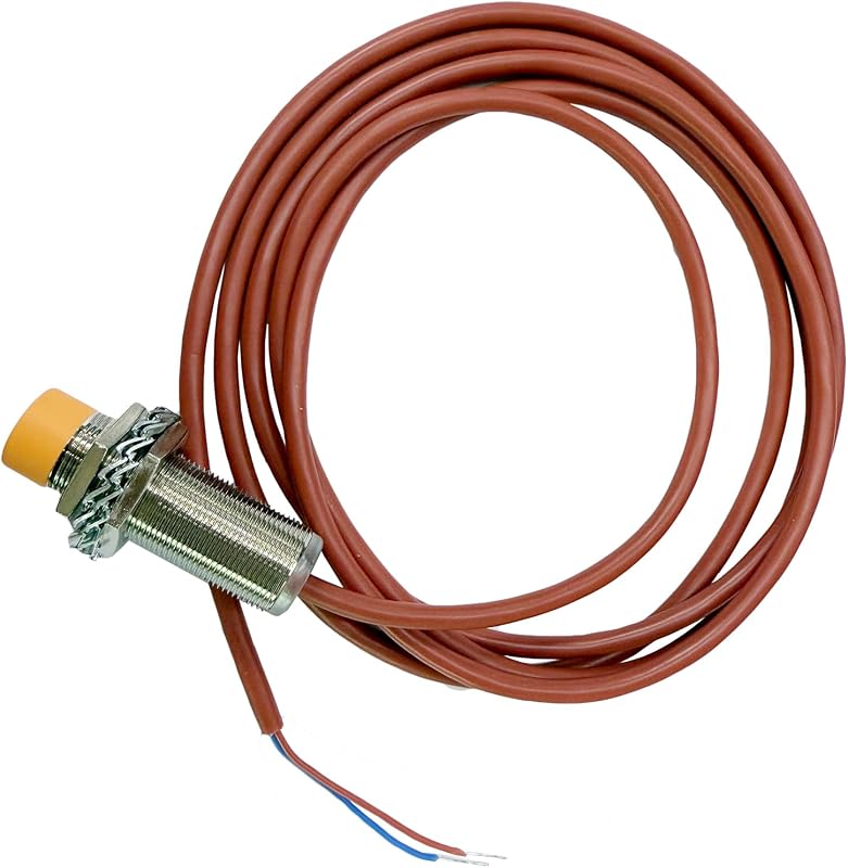 Up to 200°C M18 High Temperature Inductive Proximity Sensor Detection Switch NO IP67 Waterproof Metal Induction 8mm 10-30V DC, Normally Open (NO, M18)