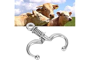 Cow Nose Ring with Automatic Cattle Nose Pliers