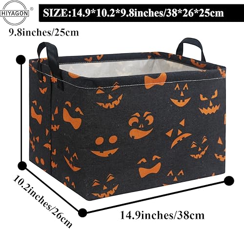 Miniatura 221 de HIYAGON Cesta de almacenamiento para niños, cesta de regalo para bebé, cesta de regalo, cesta organizadora de juguetes lindos, caja rectangular