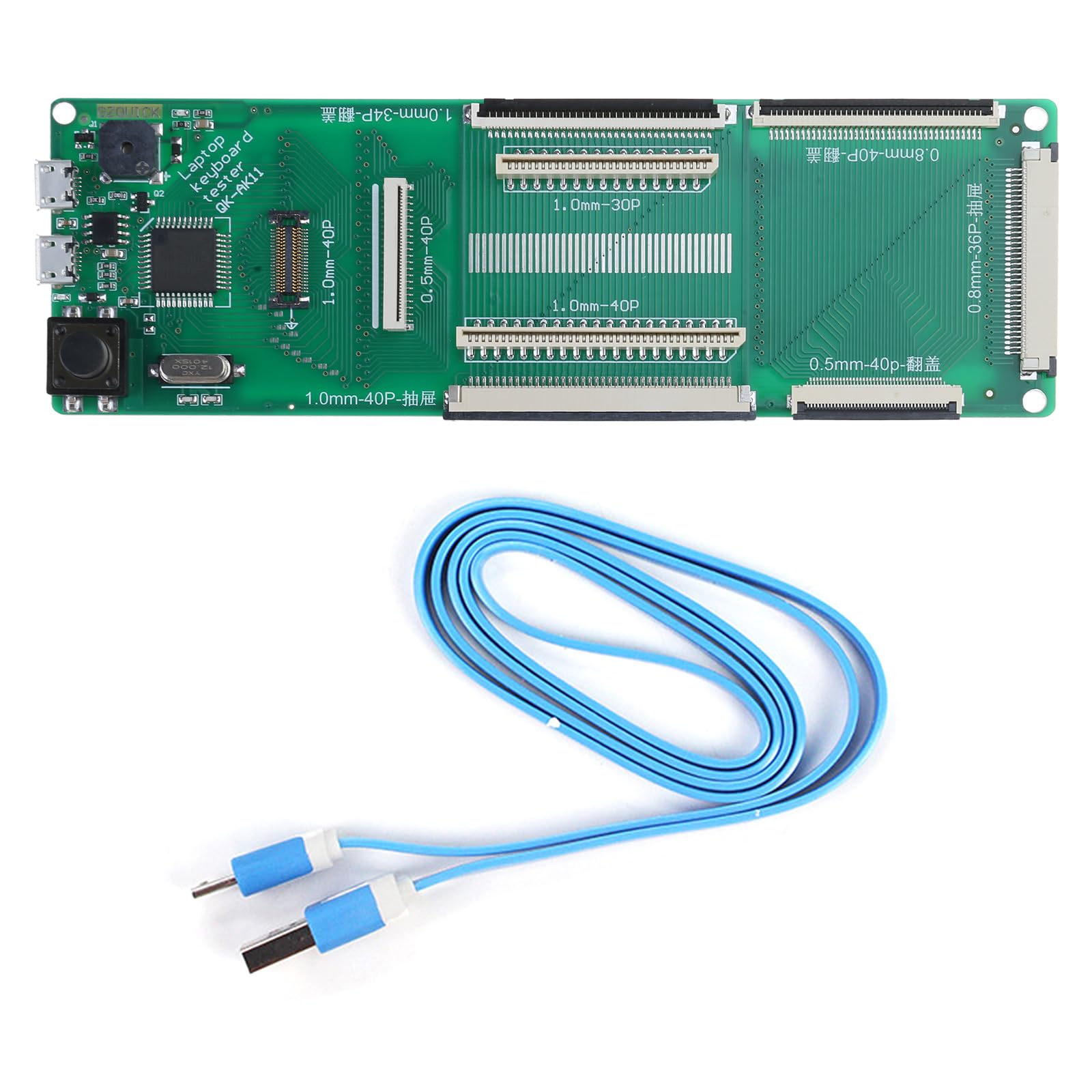 Tester klawiatury laptopa urządzenie testujące obrabiarka interfejs USB interfejs USB moduł klawiatury 40-pinowy sprzęt naprawczy