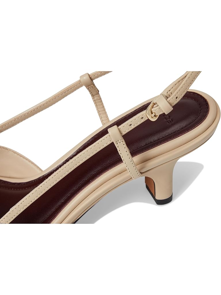 Beige Vince Levvy Slingback Shoes