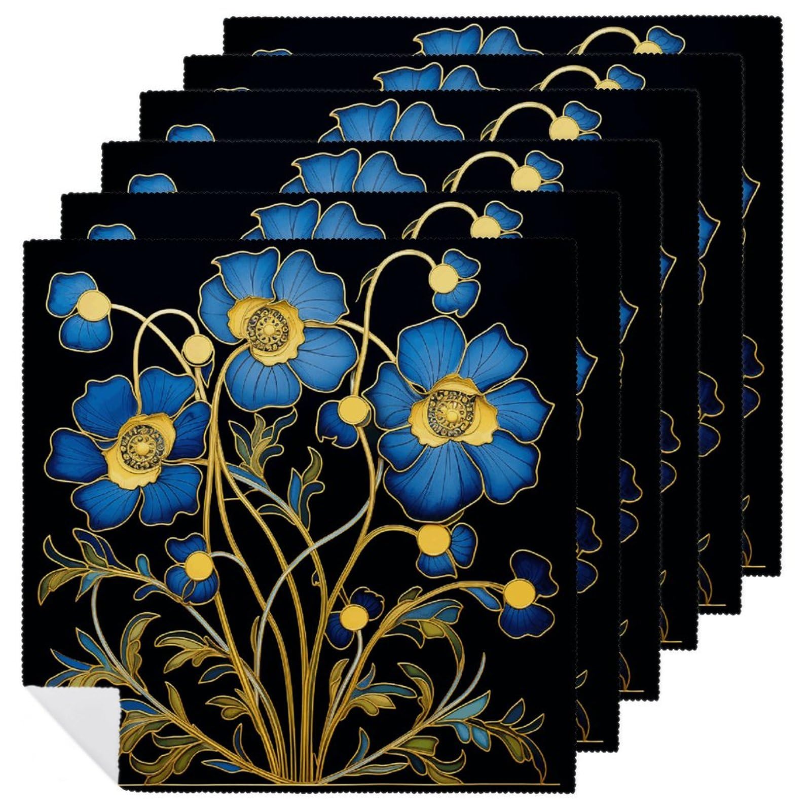 Serviettes de table en tissu réutilisables et absorbantes pour restaurant