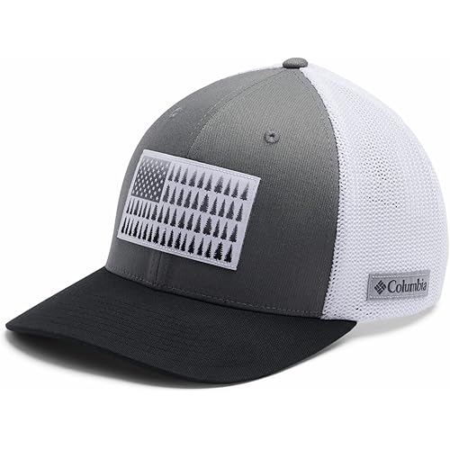 Columbia Tree Flag Mesh Ball Cap-High