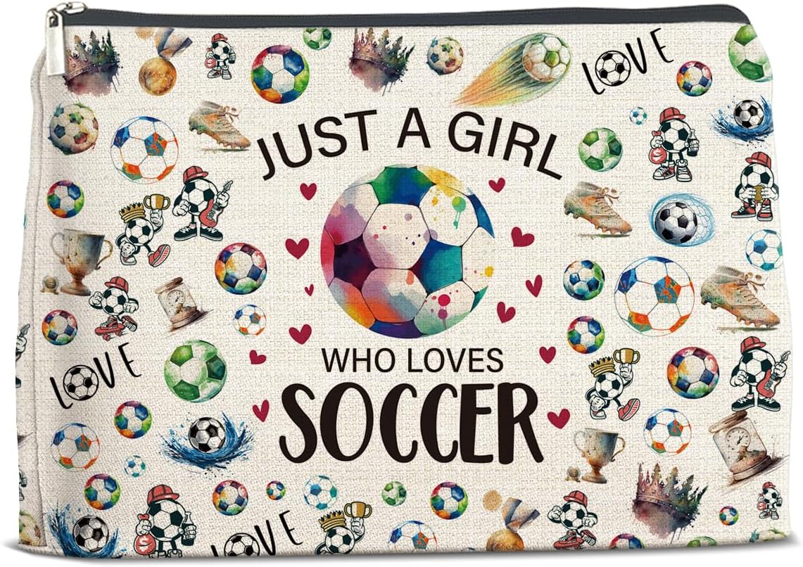 Girls Soccer Gifts, Soccer Lovers Gifts for Girls Makeup