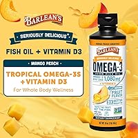 Vista 2 de De Barlean Aceites Orgánicos Aceite de Pescado Omega Swirl, 16 onzas, BAR-60010, 16 onza, 1, 1