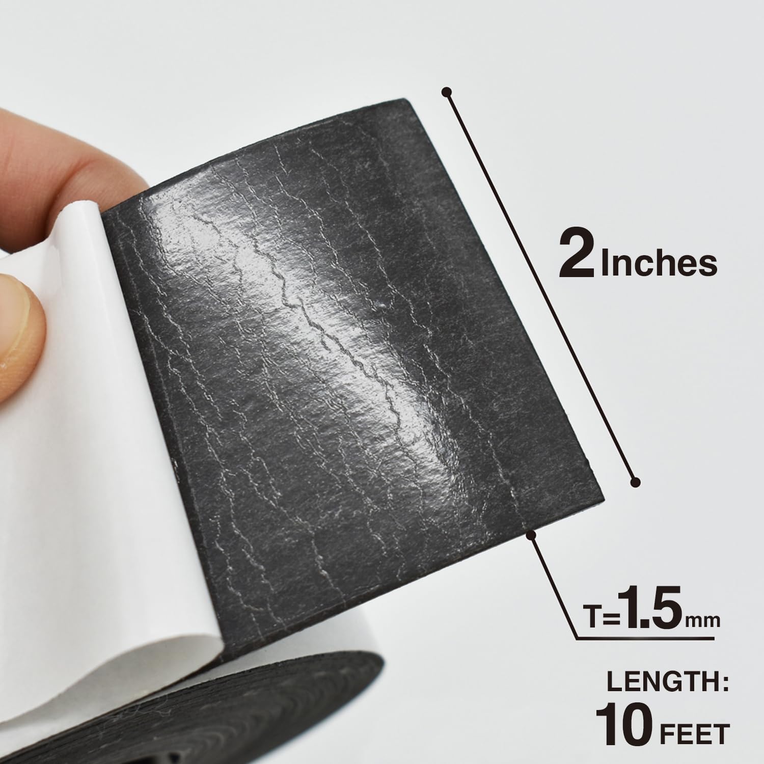 MagX Cinta magnética con adhesivo 5 cm x 3 m, ultra gruesa de 1,5 mm, tira magnética con autoadhesivo, cinta magnética flexible, despegar y pegar, imanes anisotrópicos fuertes, papelería, suministros