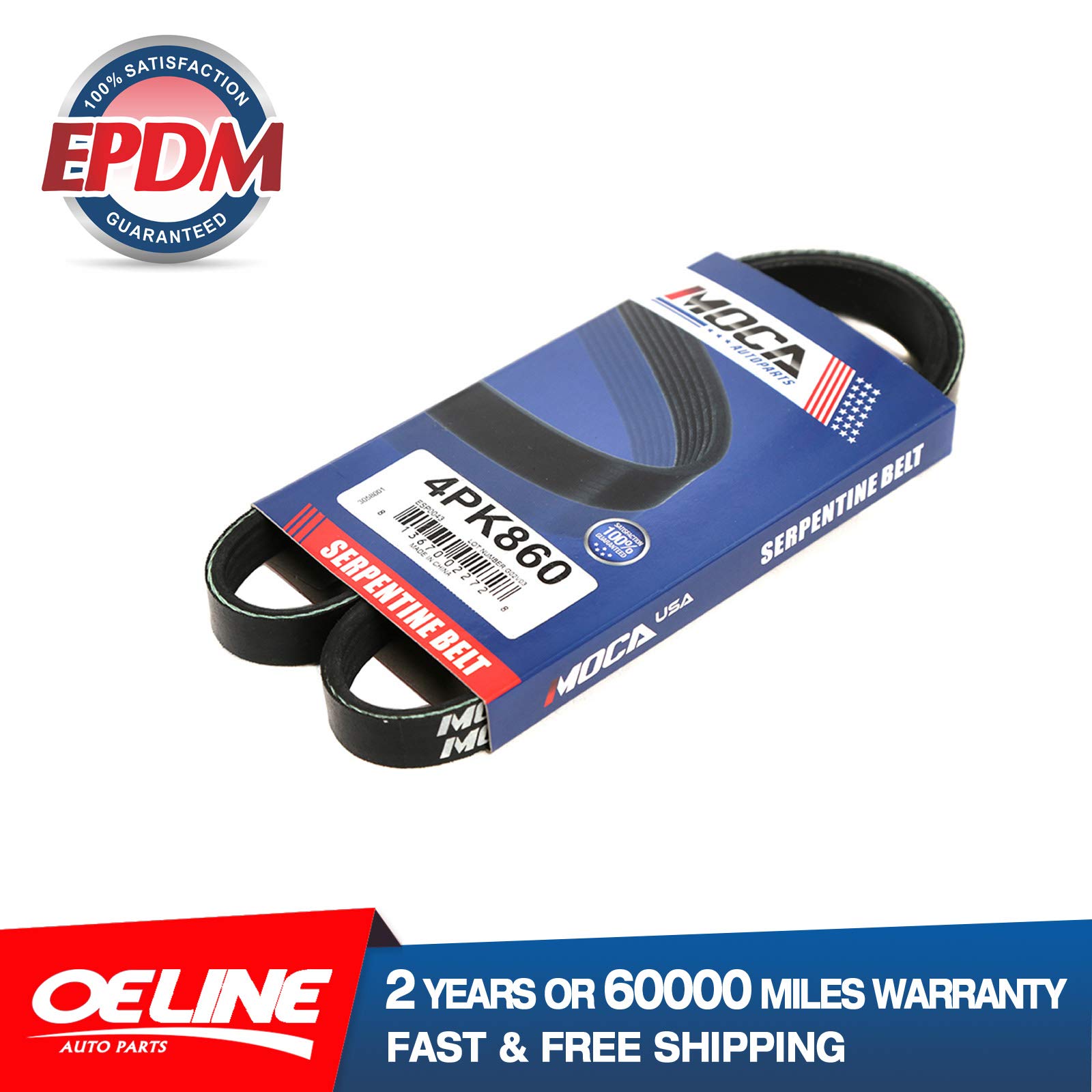Amazon.com: MOCA 4PK860 6PK1335 Serpentine Belts