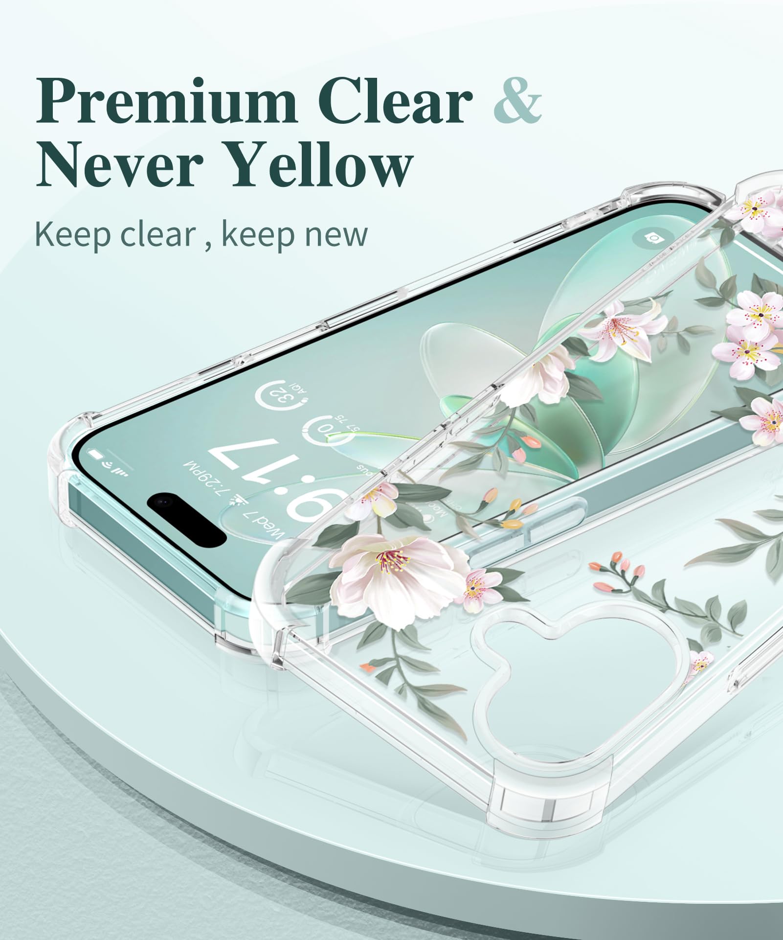 GVIEWIN Compatible with iPhone 16 Case 6.1" 2024, with Screen Protector & Camera Lens Protector - Image 3