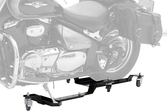 Black Widow Compact Adjustable Motorcycle Dolly - 800 lb. Capacity