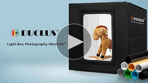 Amazon | DUCLUS 撮影ボックス 30cm 撮影ブース 折りたたみ