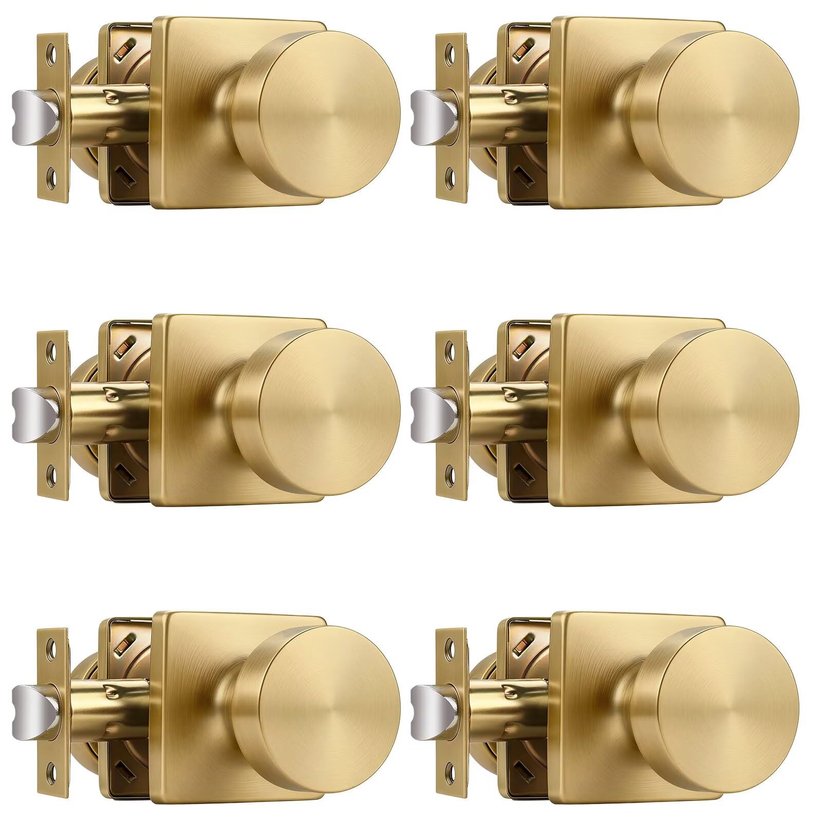 Matte Black Dummy Door Knobs - 2 Pack -9
