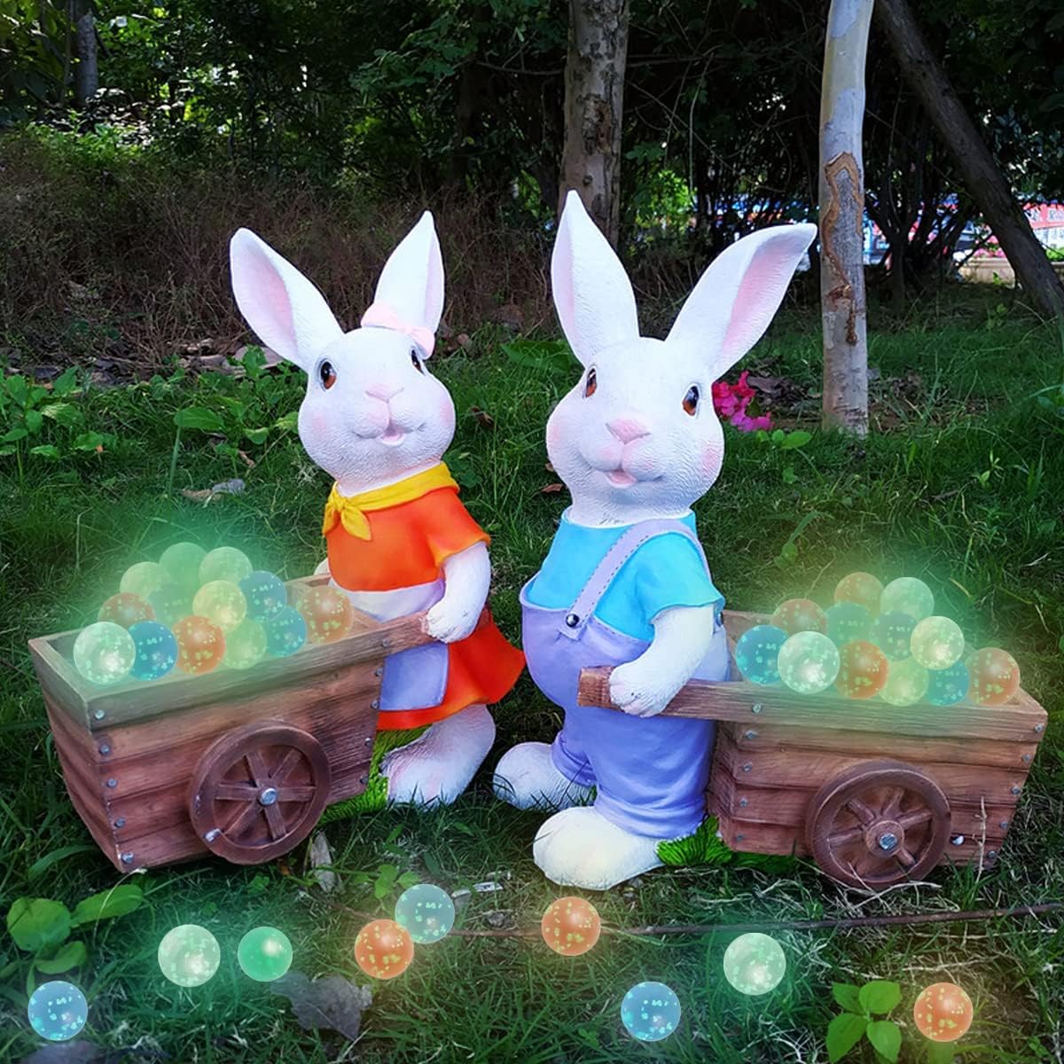 BINRUMI 30 Marbles Glow in The Drak,is A Cool Glass Marbles,Can Be Used with Marble Run for Kids(1.6cm/0.63Inch)