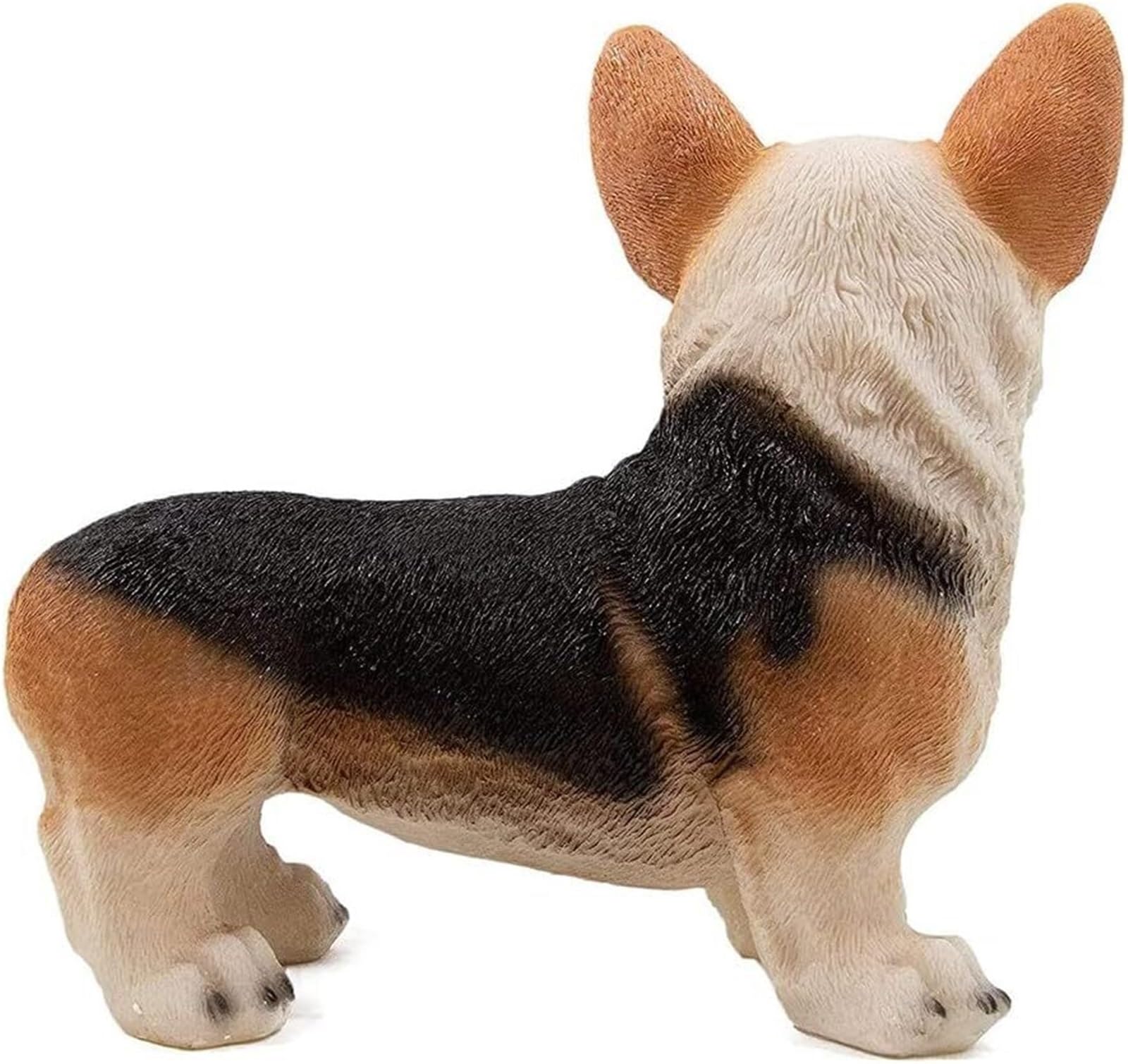 Arte per esterni Statua da giardino for cani in resina for Corgi Scultura esterno Decorazioni per il giardino anteriore(Black)