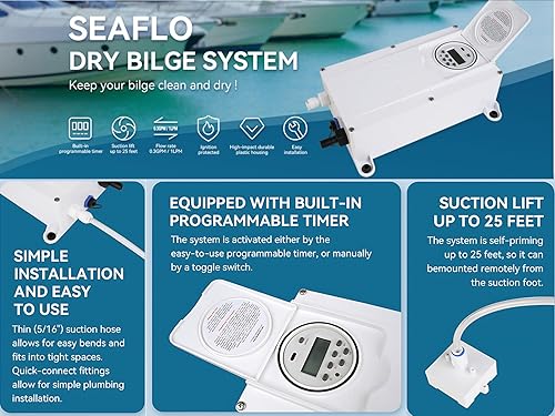 Miniatura 5 de SEAFLO Sistema de sentina seca 12V