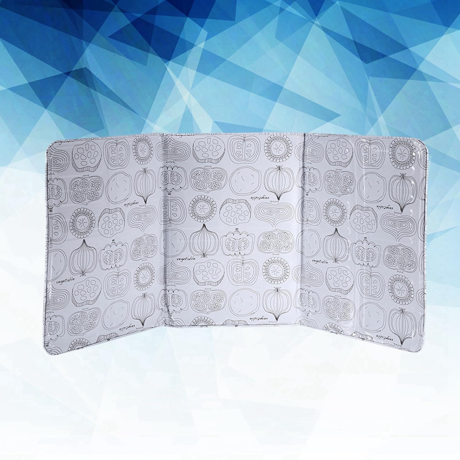 3-Sided Foldable Aluminum Splatter Guard | Nonstick Grease Shield for Frying | 33