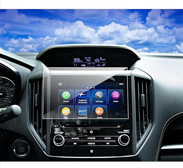 XXCIWP 2022 Subaru Crosstrek Screen Protector for Subura Crosstrek 2019-2023 8Inch Accessories TouchScreen Navigation Display Infotainment Screen Protector for 2022 Subura Crosstrek Limited Hybrid 8''
