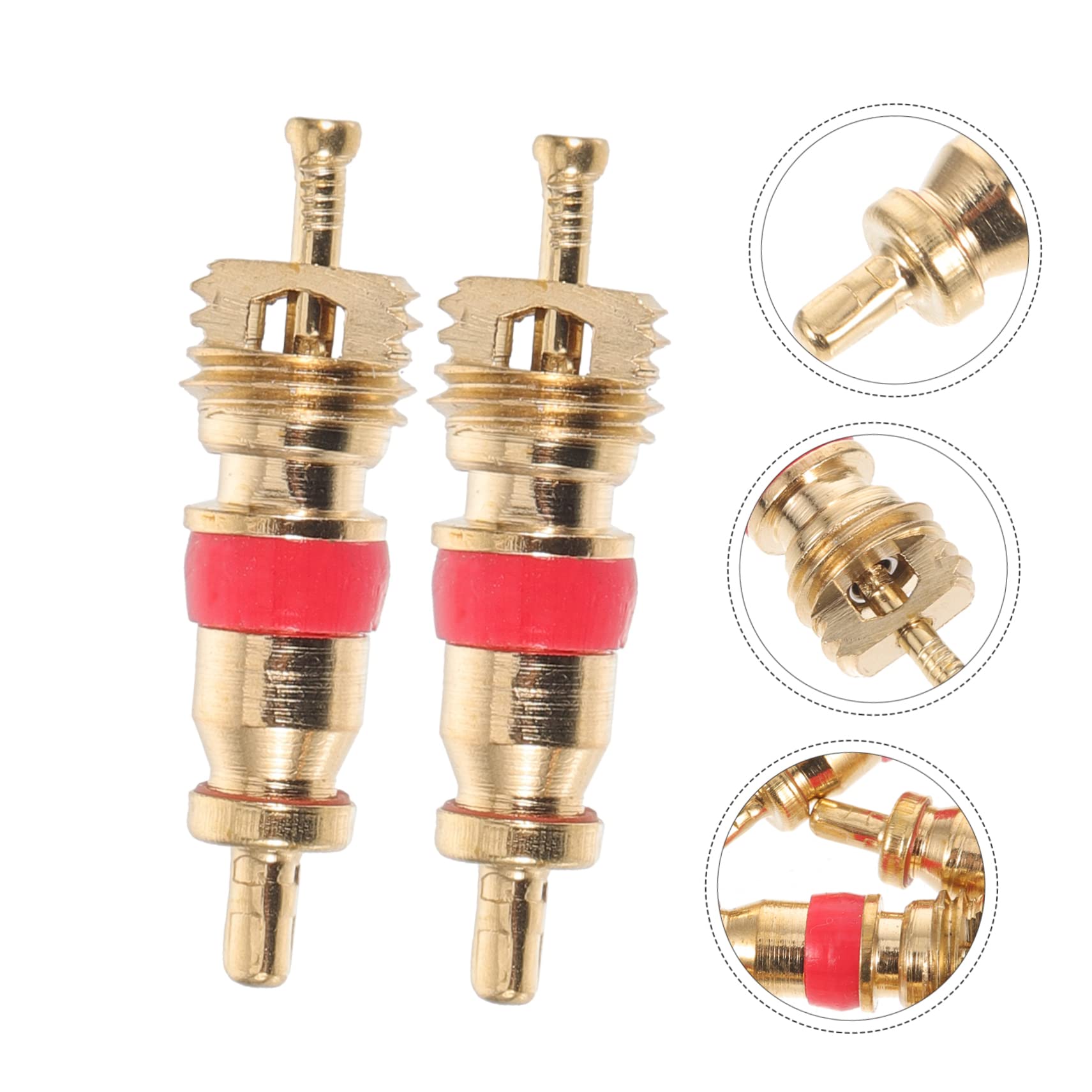 Amosfun 5 Ensembles Noyaux De Valves pour Vélo Accessoires De Remplacement Vélo Compatible Et Étanche 50 Pièces * 5