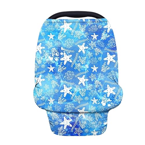 Miniatura 33 de Forchrinse Funda de asiento de coche de leopardo beige para bebés suave transpirable lactancia lactancia cubierta elástica infantil asiento de coche