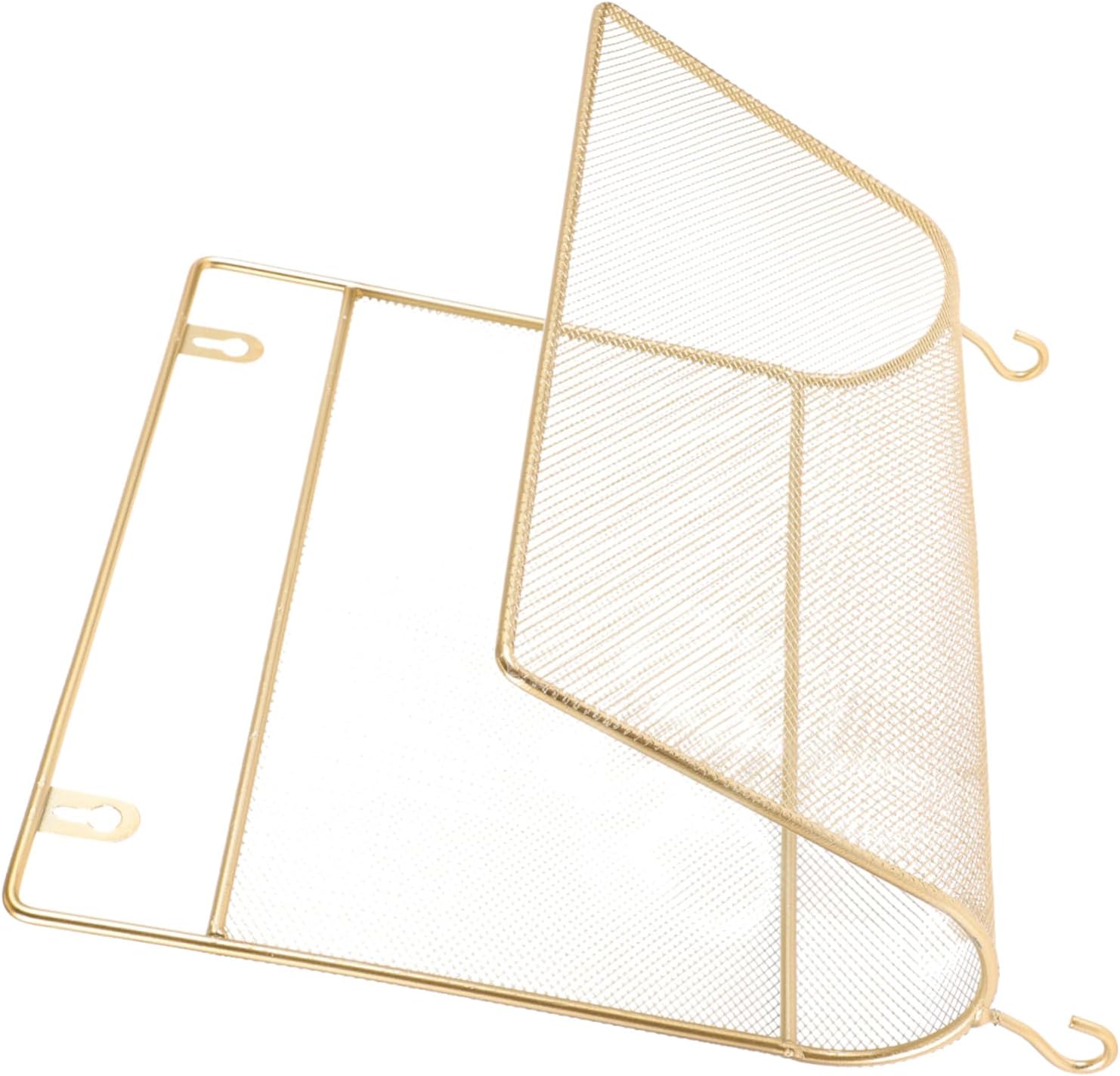 Nordic Style Wall-Mounted Magazine Rack Iron Art Hanging Storage Shelf for Living Room Bedroom Simple Design Wall Organizer for Books and Periodicals