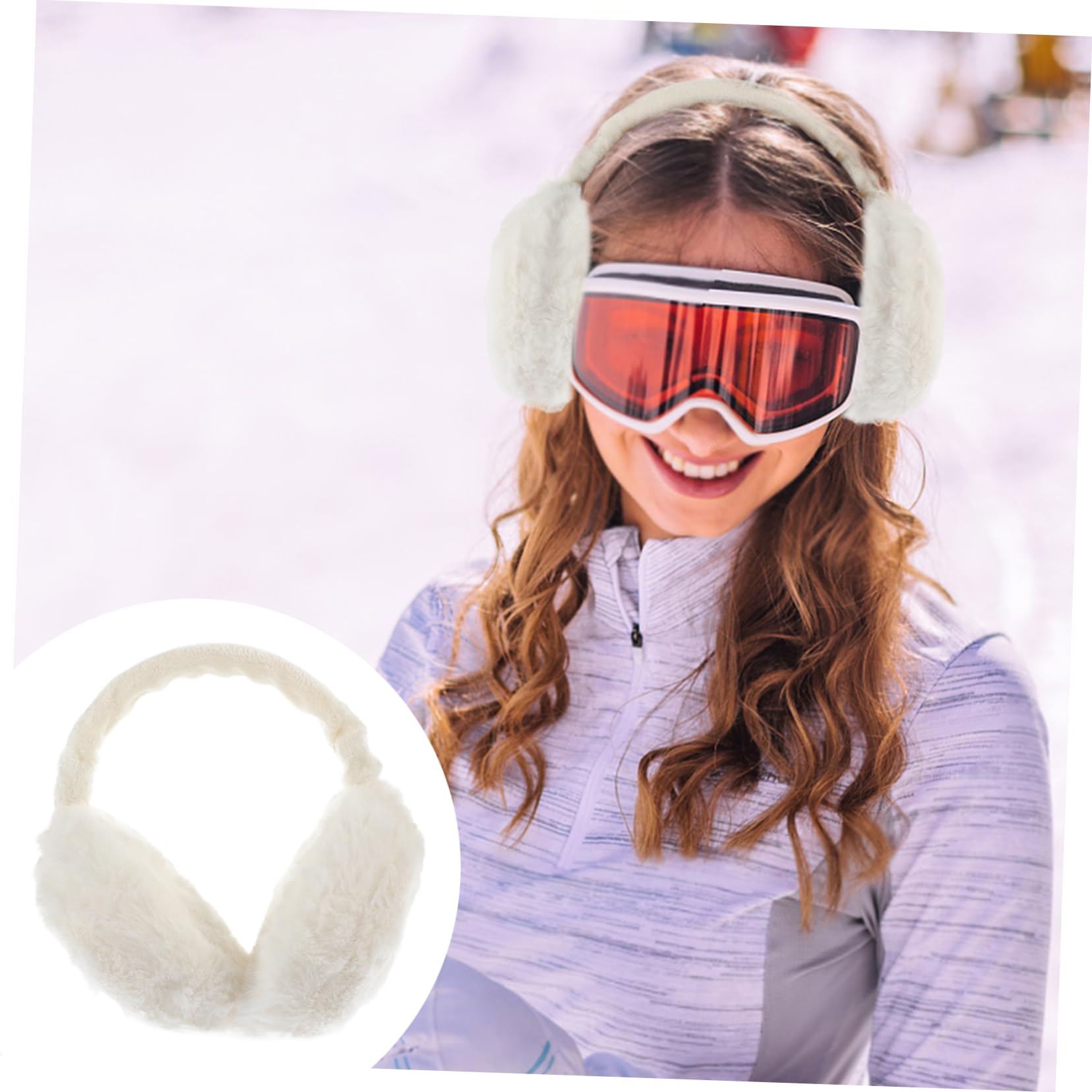5 Stück Warme Ohrenschützer Gehörschutz Ohrenwärmer Für Erwachsene Pelzige Ohrenschützer Für Damen Outdoor Damen Niedliche