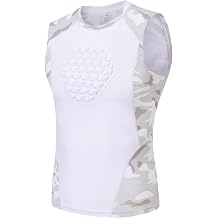 Youth Chest Protector Padded Compression Shirt, Heart Sternum Guard