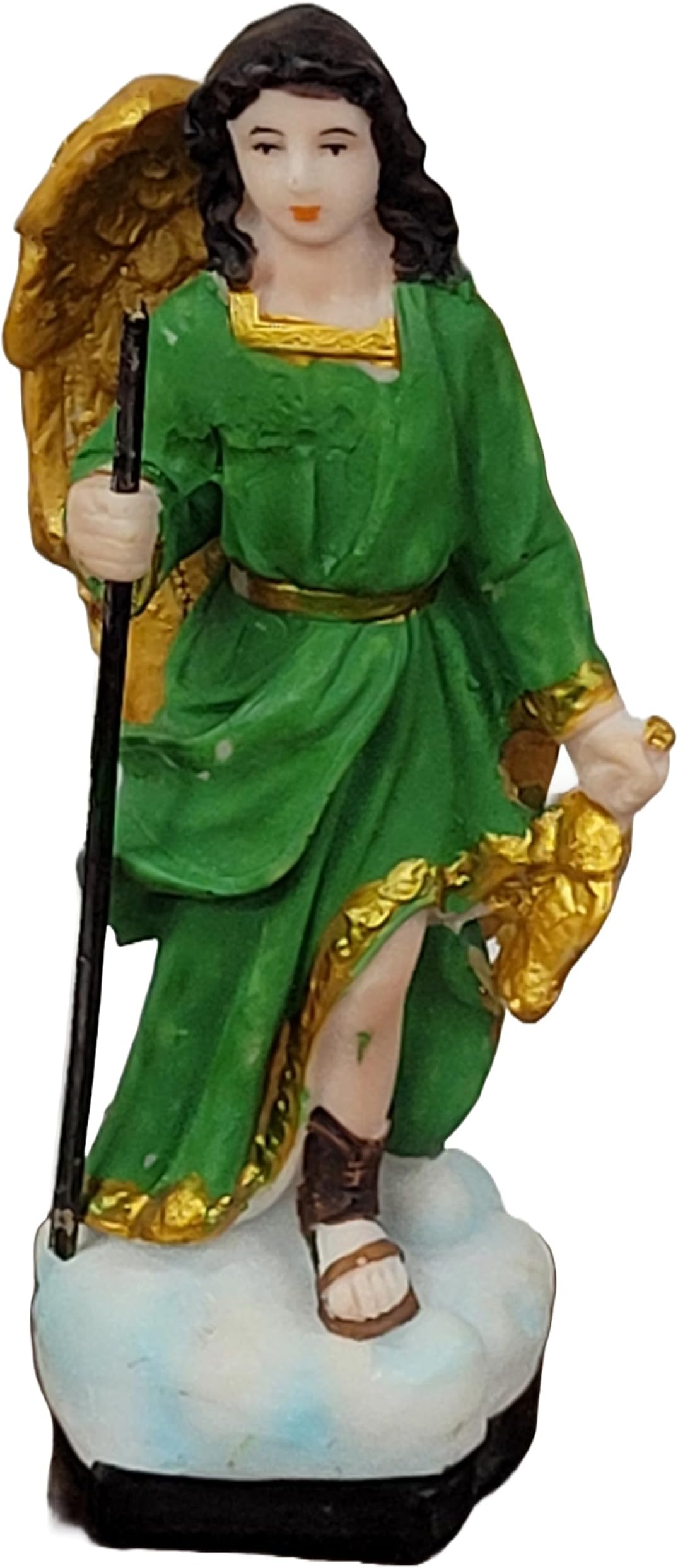 Archangel St Raphael Statue for Home Altar - 11 cm