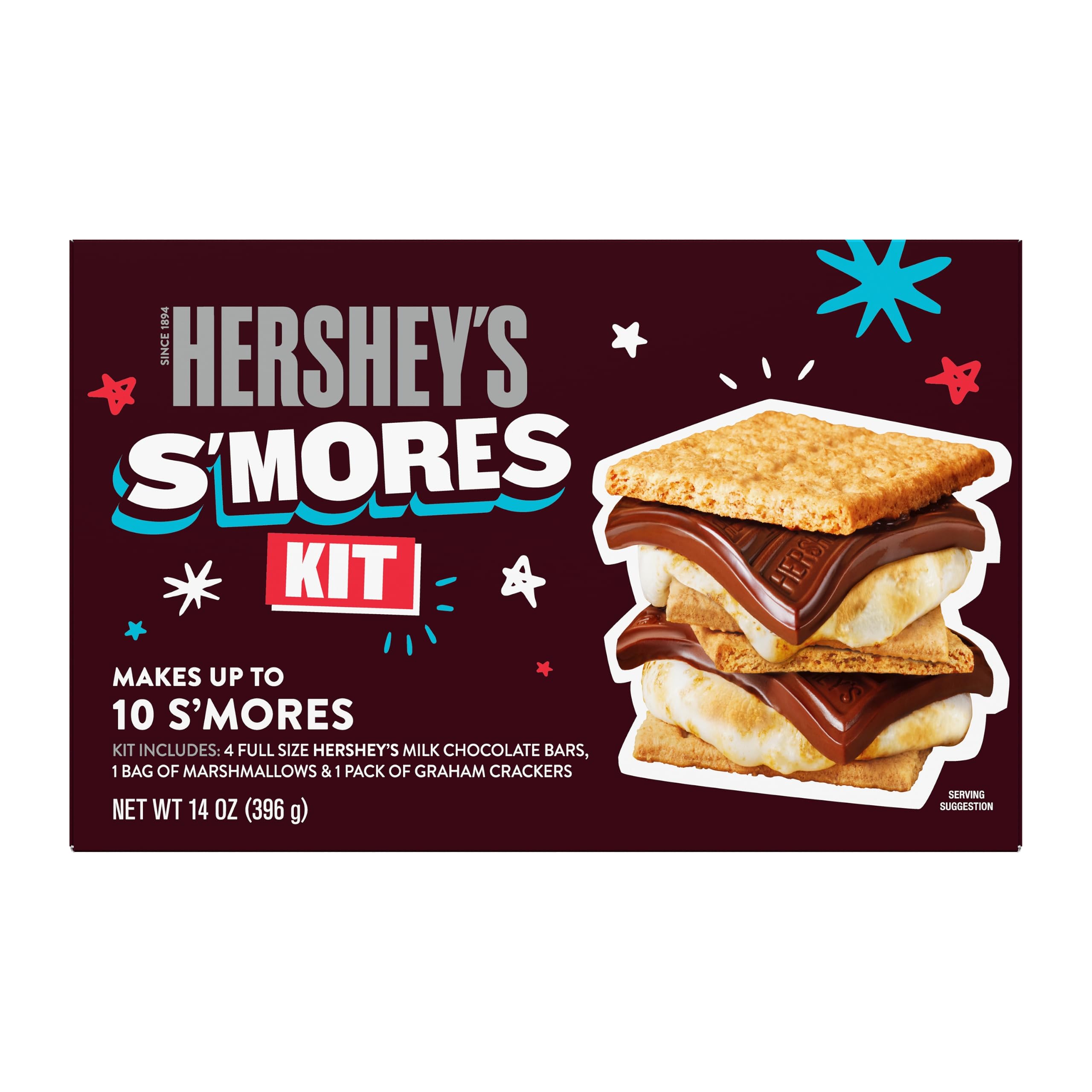 HERSHEY'S S'mores Kit Box, 14 oz 14 Ounce (Pack of 1)