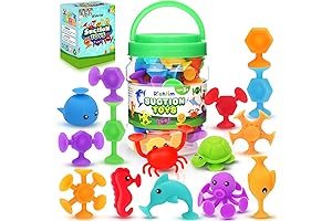 Octopus Suction Bath or Window Toys for Kids' Sensory Exploration and Play