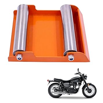 Asryd Portable Wheel Roller for Bike Tyre, Chain Cleaning & Lubricating 160Kg Weight Capacity for Kawasaki W800 (Pack of 1Pcs)