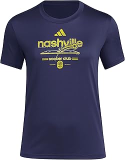adidas Women's Nashville SC Vintage World Pre-Game Short Sleeve T-Shirt