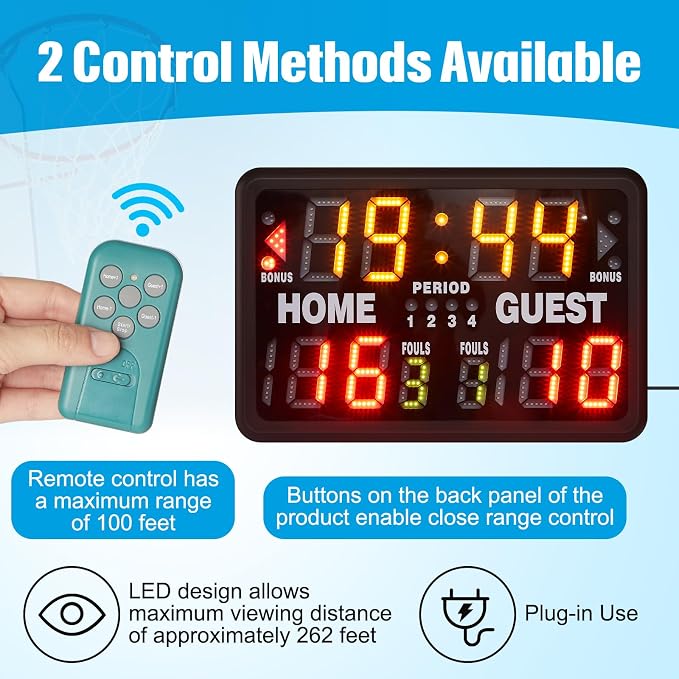 Marcador digital electrónico Suzile 24x16 pulg portátil miniatura 4