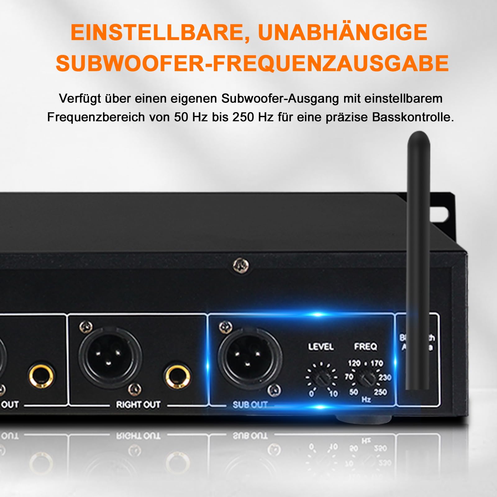 Equalizzatore stereo con EQ a 15 bande per sistema audio domestico, equalizzatore DJ Dual Channel