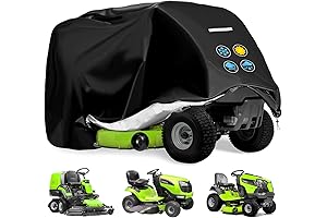 HCFGS Heavy-Duty Riding Mower Cover for Decks Up to 54"