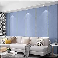 Vista 11 de Papel tapiz autoadhesivo extraíble, paneles de pared para despegar y pegar, cubierta inferior autoadhesiva de papel de aluminio, papel tapiz Negro