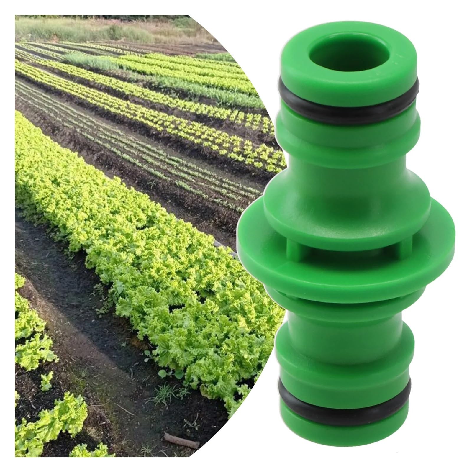 Giunto for Connettore Tubo da Giardino 1/2" | Giunto maschio for tubo dell'acqua da giardino a 2 vie da 1/2 "(Green)
