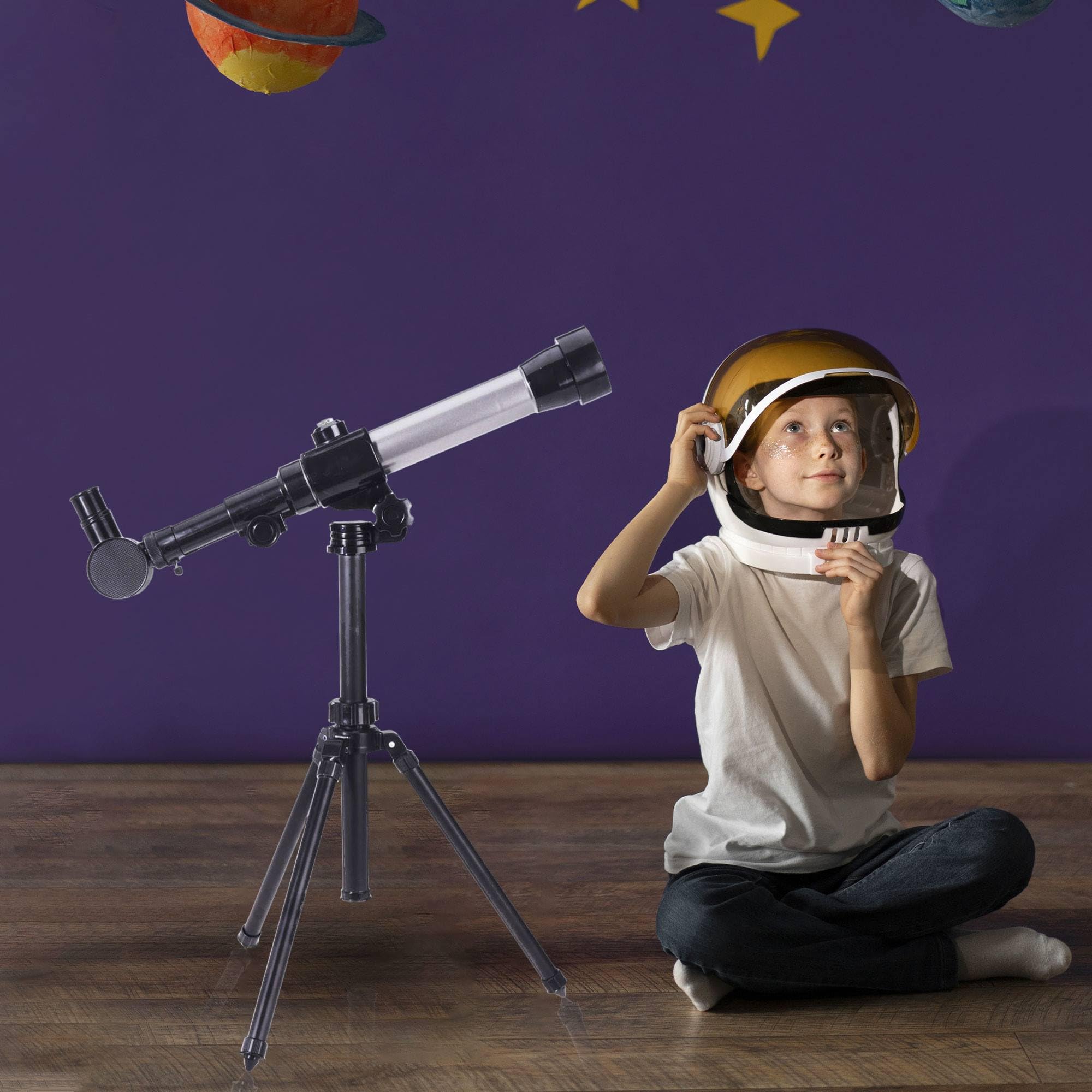 Telescopio de 54x6x65cm con 3 Fuerzas cambiables (20X, 30X, 40X)