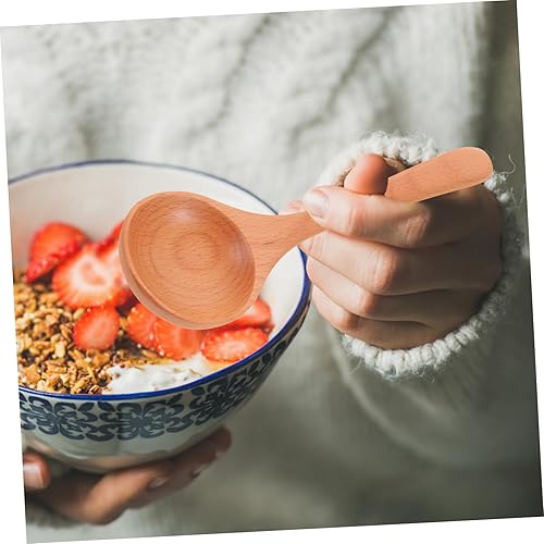 Miniatura 9 de LABRIMP Juego de 2 cucharas grandes, cucharas de sopa asiáticas, cucharas de mezcla para cocinar, cucharón, cuchara de ramen, utensilios de cocina