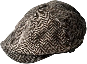 Mens Vintage Style Shelby Cloth Cap Hat Twill Cabbie Hat Newsboy