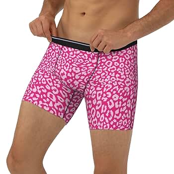 [Margesherwood ] / ☆ LACE BOXER PANTS / pink Lace Sexy Underwear Pink Men Boxer Transparent Ultra Thin