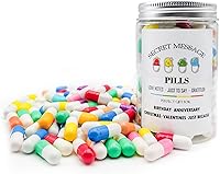Vista 2 de Pastillas de mensaje de cápsula en botella, 110 píldoras de amor lindas para cumpleaños, Navidad, aniversario, día de San Valentín, relaciones