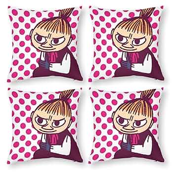 リトルミィ　クッションカバー二枚セット おまけ付き Amazon｜ムーミン リトルミイクッションカバー 抱き枕カバー 4枚